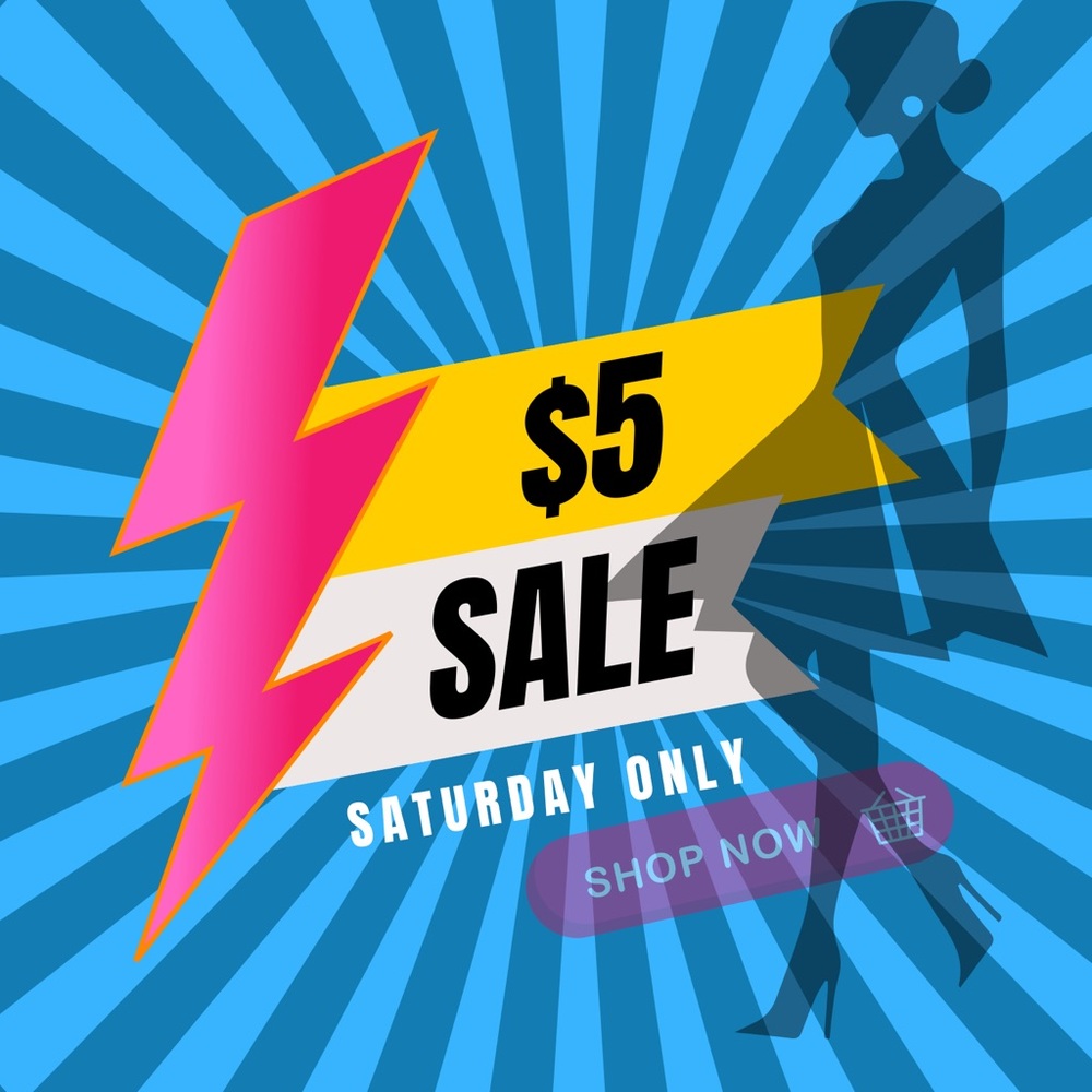 SATURDAY SALE ‼️ Silent show 3:30 PT